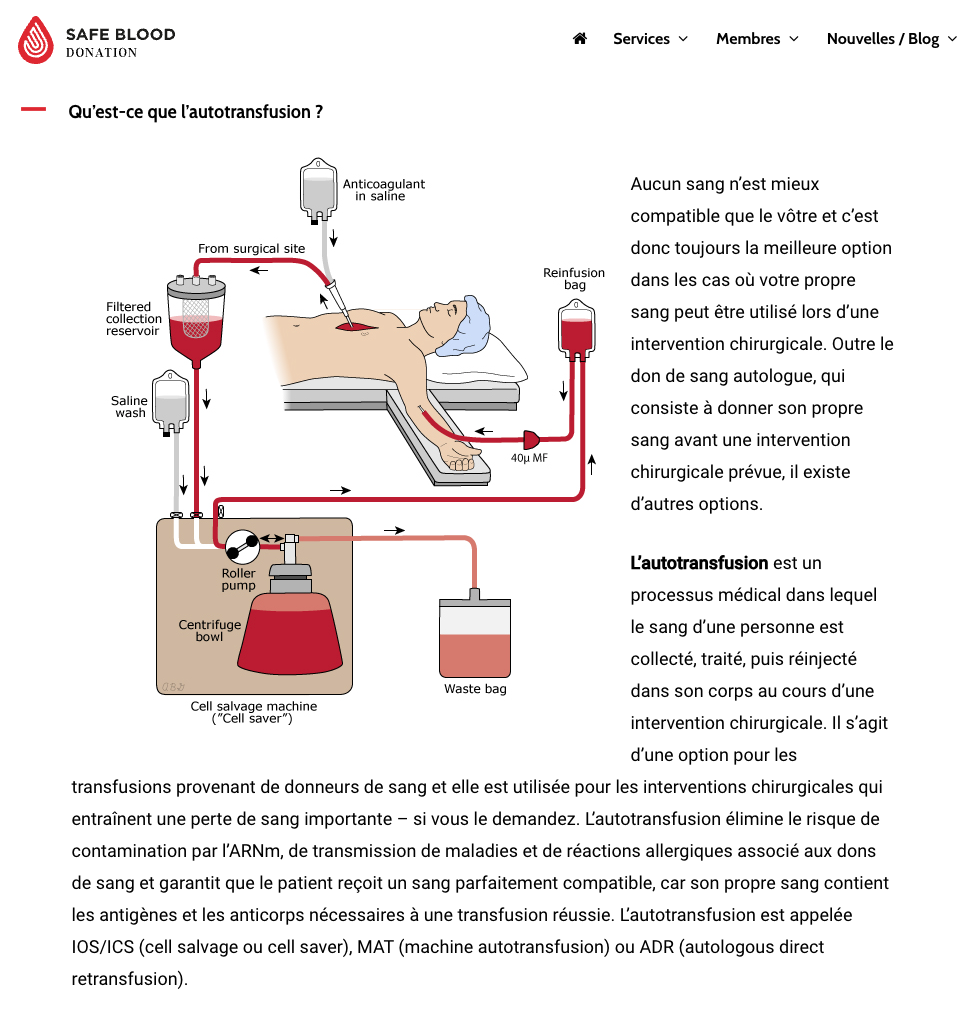 Safe Blood Donation_C'est quoi l'autotransfusion short