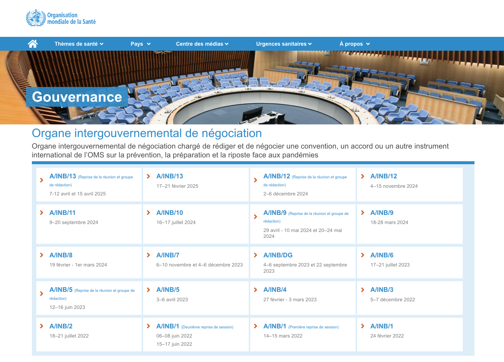 WHO INB1-13_French homepage