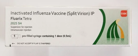 Fluarix Tetra GSK 2025 Split Virion Influenza inactivated for pregnant women