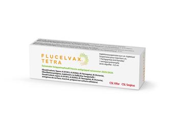 Flucelvax Tetra® CSL Seqirus 2025-2026 package CH