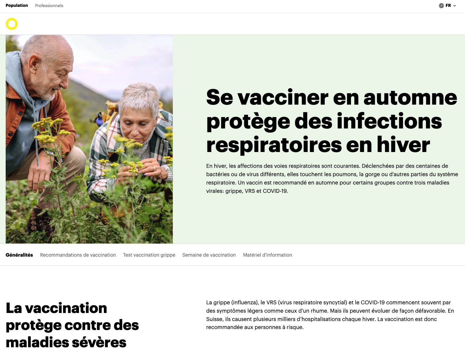 OFSP 2025 Site Vaccins Public