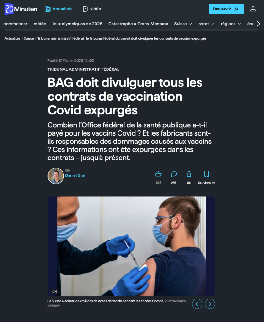2026-02-17_20MIN_OFSP doit divulger les contrats vaccins covid-19_Screenshot